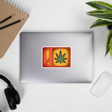 Load image into Gallery viewer, Sticker - ! Weed Warning Label | KindColours.com