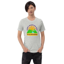 Load image into Gallery viewer, Rocky Mountain High - Humorous Unisex Tshirt (Front Print) | KindColours.com