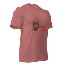 Load image into Gallery viewer, RUBii Frenchy Colorado Chronic Logo&#39;d Unisex TShirt (Front-Back Print) | KindColours.com