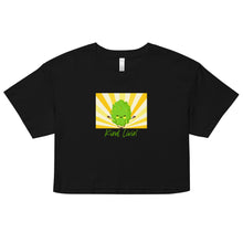 Load image into Gallery viewer, Kind Livin&#39; Crop Top - Humorous Weed Graphic Tee | KindColours.com