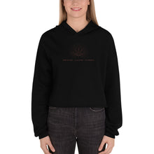 Load image into Gallery viewer, Peace-Love-Weed Women&#39;s Cropped Hoodie | kindcolours.com