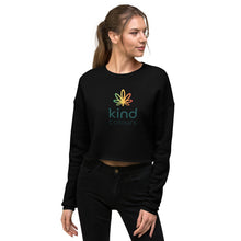 Load image into Gallery viewer, Kind Colours Weed Leaf Cropped Sweatshirt | kindcolours.com