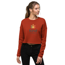 Load image into Gallery viewer, Kind Colours Weed Leaf Cropped Sweatshirt | kindcolours.com