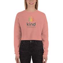 Load image into Gallery viewer, Kind Colours Weed Leaf Cropped Sweatshirt | kindcolours.com