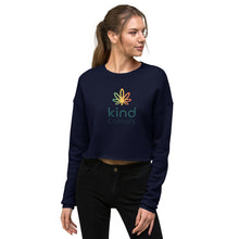 Load image into Gallery viewer, Kind Colours Weed Leaf Cropped Sweatshirt | kindcolours.com