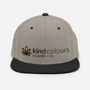 Rainbow Weed Signature Snapback Hat | Kind Colours, Boulder CO