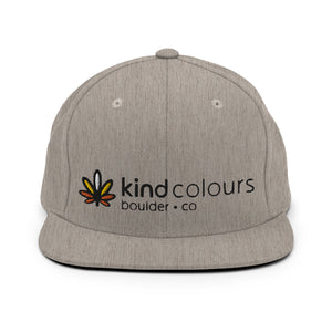 Rainbow Weed Signature Snapback Hat | Kind Colours, Boulder CO