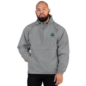 Embroidered Multi-Colored Weed Leaf Champion Packable Jacket | Kind Colours, Boulder CO