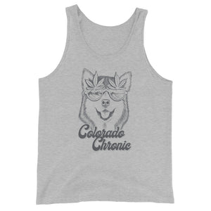 Colorado Chronic Husky Pup Men's Tank Top | Kind Colours, Colorado