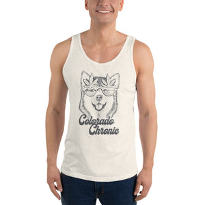 Colorado Chronic Husky Pup Men's Tank Top | Kind Colours, Colorado