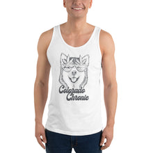 Load image into Gallery viewer, Colorado Chronic Husky Pup Men&#39;s Tank Top | Kind Colours, Colorado