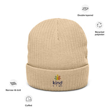 Load image into Gallery viewer, Weed Leaf Logo&#39;d Ribbed Knit Beanie | Kind Colours, Colorado