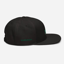 Load image into Gallery viewer, Embroidered Multi-Colored Weed Leaf Flat Bill Snapback Hat | KindCoulors.com