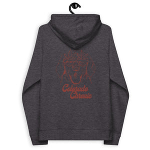 Colorado Chronic Dog Unisex Eco Raglan Hoodie Charcoal