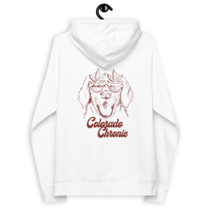 Colorado Chronic Dog Unisex Eco Raglan Hoodie