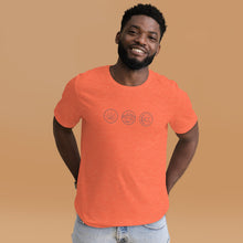 Load image into Gallery viewer, Weed Mountains Colorado-Kind Colours Logo&#39;d Unisex T-Shirt (Front-Back Print) | Kind Colours, Boulder CO