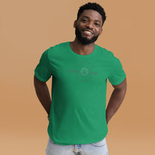 Load image into Gallery viewer, Colorado Grown-Kind Colours Green Logo Unisex Staple T-Shirt (Front-Back Print) | Kind Colours, Boulder CO