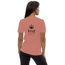 Load image into Gallery viewer, Colorado Chronic Retriever Pup-Kind Colours Logo&#39;d Unisex Tri-Blend T-Shirt (Front-Back Print) | Kind Colours, Boulder CO