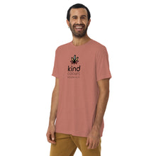 Load image into Gallery viewer, Rainbow Weed Logo&#39;d Unisex Tri-Blend TShirt (Front Print v2) | Kind Colours, Boulder CO