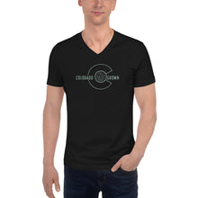 Load image into Gallery viewer, Colorado Grown Unisex Short Sleeve V-Neck T-Shirt | KindColours.com