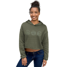 Load image into Gallery viewer, Weed-Mountains-Colorado Ladies Crop Hoodie | Kind Colours, Colorado