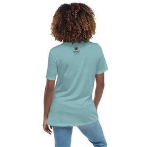 Peace-Love-Weed Women's Relaxed Fit T-Shirt | Kind Colours, Colorado